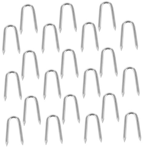 YARNOW 1 Jeu Grillage De Clou De Fer Escrimeur Ongles De Jardin Vis Accessoire Jardinage Accessoires Jardinage Parc Bébé Piquets De Clôture Coupe-Vent Clôtures De Jardinage Clou 50 Pièces