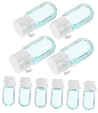Veemoon 10piezas Aceite Capilar Nutritivo Perfumado Cabello Rizado Acondicionador sin Enjuague Unidades para Viajes y Cuidado del Cabello Seco