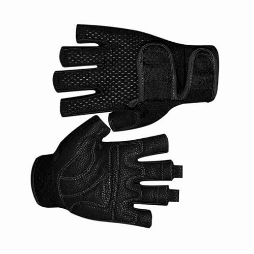 Aumotop Short Finger Cycle Handskar med 3/4 Finger Design, Segelhandskar med överlägsen Grepp för Män och Kvinnor för Fiske Kajakpaddling Rosa XS/S/M/L (S)