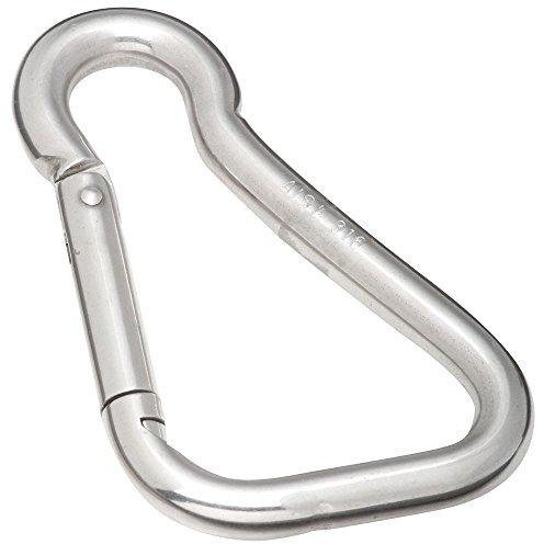 National Hardware N262-428 sammankopplad fjäderknäppning, rostfritt stål, 3/4 tum x 4-3/4 tum – 15/16 tum öppning