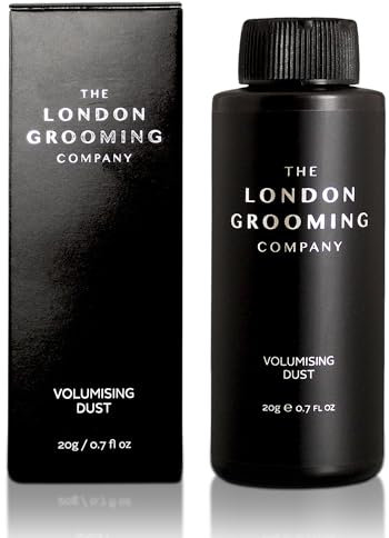 The London Grooming Company Hair Powder for Men | Volumising Matte Texture Powder | Medium All-Day Hold | Hair Dust Styling | 20g (0.7 Oz)