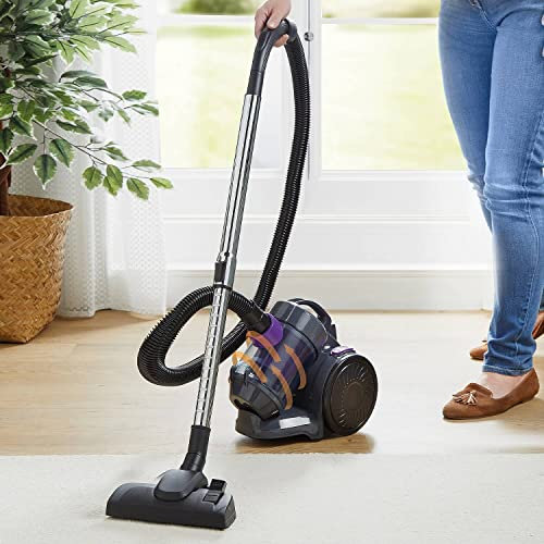 Coopers of Stortford - Feather Light Cyclone Vacuum Cleaner 3.2kg - Compact Bagless Hoover with 1.5L Easy Empty Dust Bin - 800W Power for Carpets Hard Floors and Pet Hair