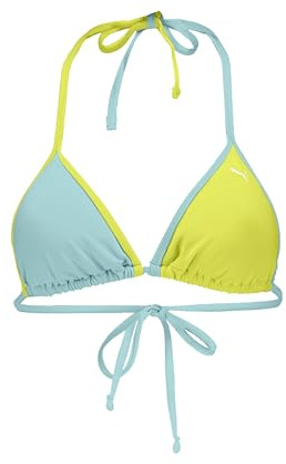 PUMA Triange Top, Parte Superiore del Bikini da Donna, Mint,