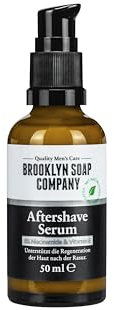 Brooklyn Soap Company Aftershave Serum 50 ml - Natürliche Pflege nach der Rasur - Beruhigt die Haut, beugt Hautirritationen vor & mindert Rötungen