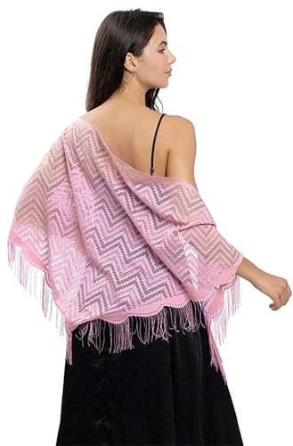 FAIRYGATE Shrug Lace Shawls and Wraps for Women Wedding Evening Dresses Flower Gifts UK Easy to Match with Different Style Clothes Makes you Elegant and Stylish Shawl Shawls for Weddings UC0814
