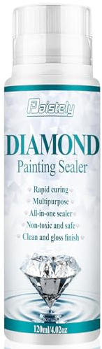 Diamond Painting Sealer, Quick Drying Art Glue for 5D Paintings, Puzzle and DIY Crafts (1, 120ml)