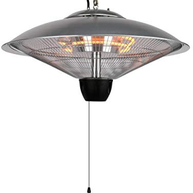 Habitat et Jardin - Parasol Chauffant électrique Suspendu Greg - Gris