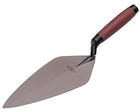 MARSHALLTOWN London Brick Trowel, 9 x 4 1/4 Inch Masonry Tool, Wood Handle, Made in the USA, 33 9DC