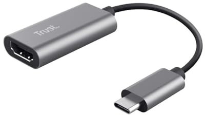 Trust Dalyx Adattatore da USB-C a HDMI, HDR e HDMI 2.0 (4k 60 Hz), PC/Laptop/Macbook/Chromebook
