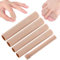 RAFIYU 5 Stück Schneidbar Zehenschutz Silikon, Schlauchbandage Druckschutz, Fingerbandage Fingerschutz Gel, Zehenbandage Gel für Hühneraugen, Callus Kissen, Schwielen, 3 Größen