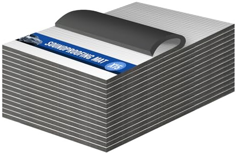 15 Pezzi Tappetini Isolanti per Auto, 250 x 180 x 5 mm Isolante Termico Adesivo, Isolamento Acustico, Isolante, Ignifugo, Impermeabile