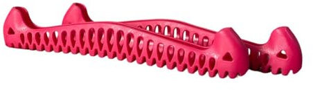 kowaku 2 Pièces Protège-Lames Patin à Glace, Couvre-Lame TPR avec Drainage, Accessoires Ajustables Protection Antidérapante pour Lames Patinage Hiver Enfants et Adultes