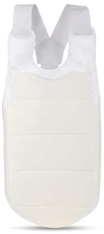 ZenithAur Unisex Boxing Chest Protector for Sparring, Martial Arts Protective Gear, Adjustable Adult Child Body Protector Vest for Taekwondo and Karate Training