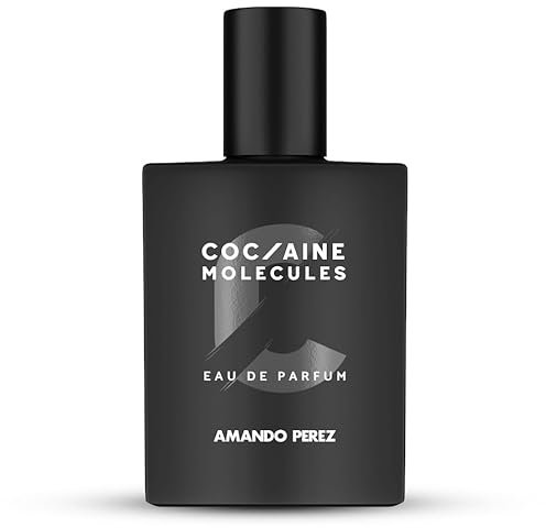 Amando Perez COC-AINE Molecules (50 ml) • Parfum mit Pheromone Lockstoff • Eau de Parfum • Unisex-Fragrance • Warme, citrische Kopfnote • Made in Germany