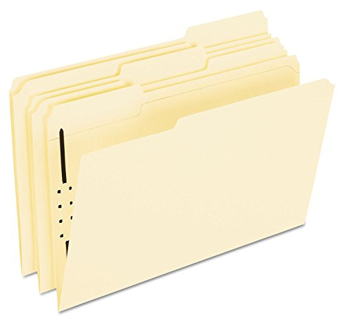 Pendaflex Manila Fastener Folders, Legal Size, 1 Fastener, 1/3 Cut, 50/BX (FM310EE)