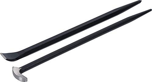 Roughneck ROU64452 - Juego de barras de palanca y alineación (ambos 405 mm/16 pulgadas) con rollo de herramientas de lona pesada