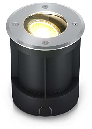 lambado® Bodeneinbaustrahler aussen - Schwenkbar für eine gezielte Ausleuchtung - Bodenstrahler außen mit Schutzart IP67 - Wasserfest & Befahrbar