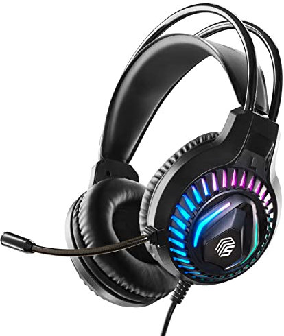 Music Sound | PREDATOR Cuffia da gaming con luci RGB integrate - Microfono integrato - Archetto regolabile