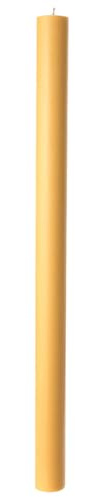 Cereria Di Giorgio - Cero Pasquale Diametro 8 cm Altezza 120 cm - Colore Avorio effetto Cera d'api - Lunga durata - Profumazione Miele