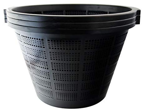 Pisces Pond Round Plant Basket 40 x 28cm - 3 Pack of Pond Planting Pot