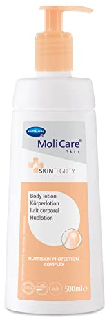 MoliCare Skin Loción Corporal, para Piel Irritada y Muy Seca, Emulsión Agua en Aceite, con Dosificador, 500ml