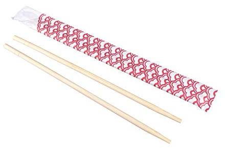 Karat U9001 9” Wrapped Bamboo Chopsticks (Pack of 1000 pairs)