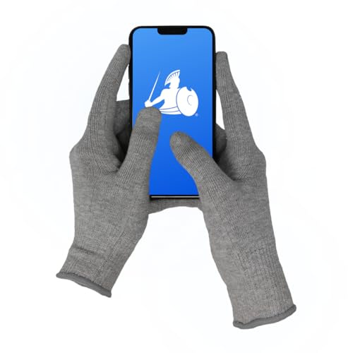 DefenderShield E M F Protection for Cell Phone Gloves – Computer & Cell Phone Touch Screen Gloves – Comfortable E M F Clothing – Small Size, Anti-Odor & Anti-Static Material