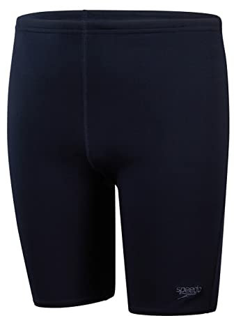 Speedo Jungen ECO Endurance+ Schwimmhose | Training | Chlorbeständig | Schnelltrocknend | Stretchmaterial | Recyclingmaterial | Bequeme Passform Schwimmbekleidung, True Navy, 9-10