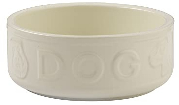 Mason Cash Cream Dog Bowl 15cm, 700ml Capacity, Classic Design, Dishwasher & Microwave Safe, Ideal for Food and Water