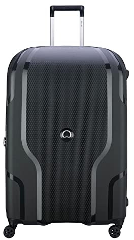 DELSEY Paris - Clavel (Recyceltes Material) - Hartschalenkoffer 82 cm x 54 cm x 33 cm - 128 L - XXL - Schwarz