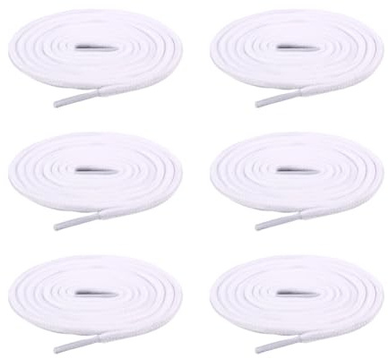 10 Pcs 150 cm Round Hoodie Drawstrings Cords Sweatpants Sweatshirt Cord Shoes Replacement String Shoelaces Pants Jacket Drawstring Cord White