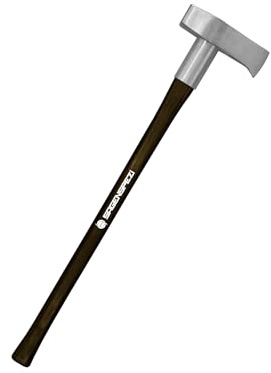 Sägenspezi Martello spaccatura asce con manico 90 cm in legno hickory 3000 g con protezione in pelle per il taglio