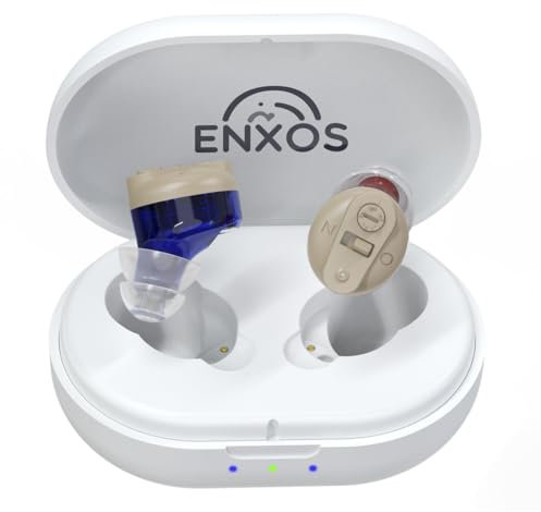 Apparecchi acustici per anziani, ricaricabili, guadagno sonoro di 30±5dB, amplificatori acustici di backup di 300 ore