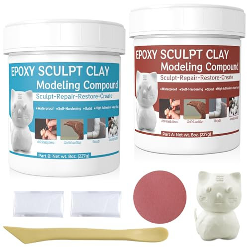 Epoxidharz Knete, Extra Hart, Wasserdicht, WerkzeugeEpoxy Sculpt Clay, Epoxy Sculpt Pool Putty Tile Adhesive