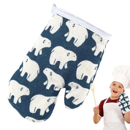 Guanti da forno per bambini, guanti da forno per bambini, per la cottura di alimenti reali, guanti da forno per bambini, guanti da forno, guanti da cucina, anti-scottature