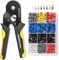 SCHMITZ.Tools® Crimpzange mit 800 Aderendhülsen Set - Aderendhülsenzange selbsteinstellend [0,25-10mm²] - Krimpzangenset - Elektrowerkzeug - Presszange