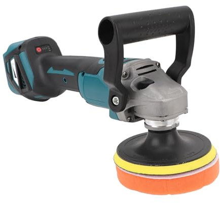 Cordless Buffer Polisher 6 Speed Adjustable with LCD Display Compatible with BL1815 BL1820 BL1830 BL1840 BL1850 BL1860B Battery for Car Polishing Waxing
