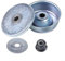 Kit de fijación de hoja de metal para reemplazo de cabezal de engranaje de desbrozadora, se adapta a recortadoras de cuerda FS120 F 00 F 50, incluye tuerca de cuello, placa de conductor y arandelas de