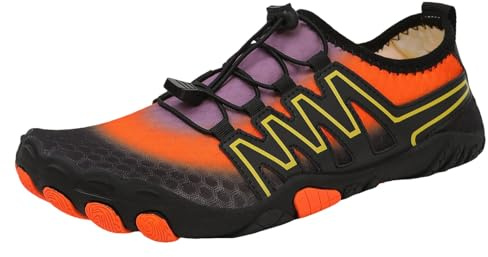 Generisch Schuhe Herren Männer Frauen Paare Schwimmen Watschuhe weiche Sohle -Zweck Schwimm- Wanderschuhe (Orange, 39)
