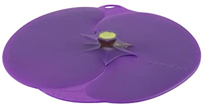 Charles Viancin - Coperchio Melanzana in Silicone per Conservare/Cuocere Alimenti - 20cm - Sigilla Ogni Superficie con Bordo Liscio - Senza BPA - Per Forno, Microonde, Freezer, Fornello, Lavastoviglie