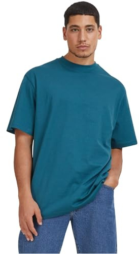 Urban Classics Men's Tall Tee T-Shirt, Teal, 4XL