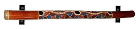 KR Ideas Standard Horizontal Didgeridoo Wall Mount (Made in the USA) (Aged)