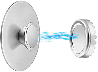 Jinpojun magnetische Seifenschale Edelstahl Seifenhalter Selbstklebend für Küche, Waschbecken, Badezimmer und Balkon