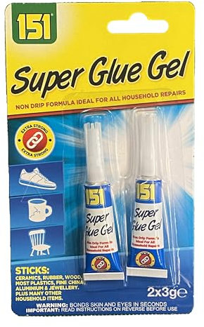 151 Products Multipurpose Super Glue Gel Pack of 2