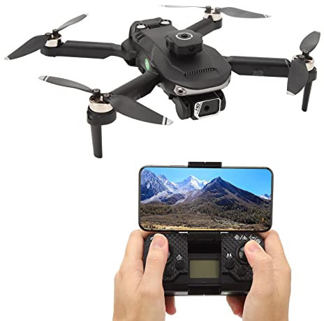 Mini Drone con Doppia Fotocamera HD per Adulti Bambini Principianti, S165 Max Pieghevole Piccolo RC Elicotteri Telecomandati Quadcopter, Drone per Evitamento Ostacoli a 4 Lati (3 Batteria)