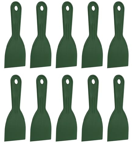 QUARKZMAN 10 Unidades Espátula De 3 De Ancho Para Cintar Yeso Verde Oscuro