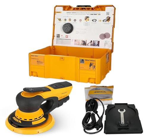 Mirka DEROS II 650X 6 Inch Random Orbital Disc Sander Hook & Loop With Case