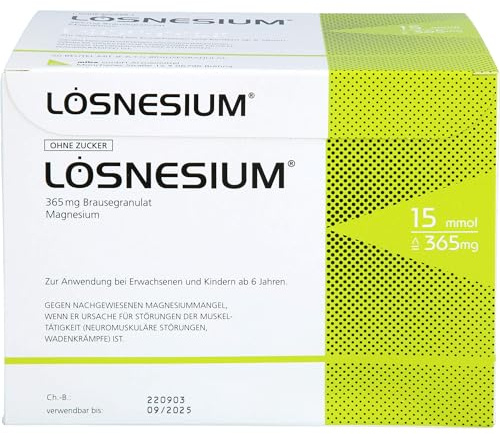 LÖSNESIUM Brausegranulat bei Magnesiummangel, 50 St. Beutel