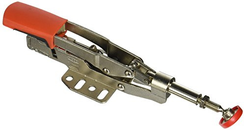 BESSEY STC-IHH25 - Morsetto orizzontale con regolazione automatica a levetta nichelata con azione di serraggio in linea, argento