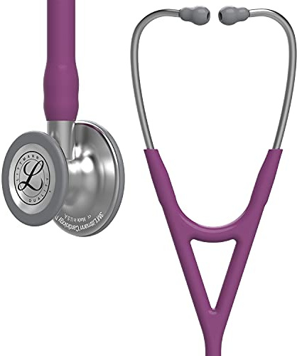 Littmann Cardiology IV Estetoscopio Profesional, 6156, Tubo Ciruela